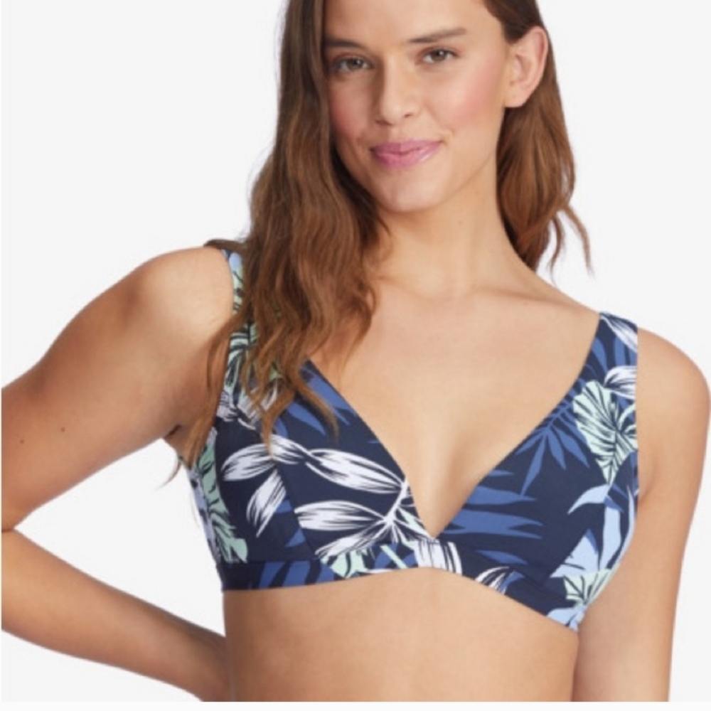 NWT ROXY PT Beach Classics Underwire Bikini Top,D Cups